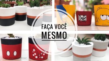 Como Fazer Vaso de Cimento para Suculentas em Casa Gastando Pouco – Fácil e Barato