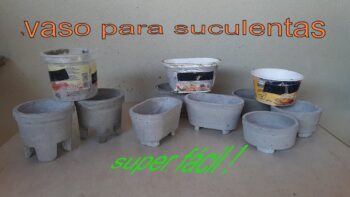 super fácil,  vaso para suculentas